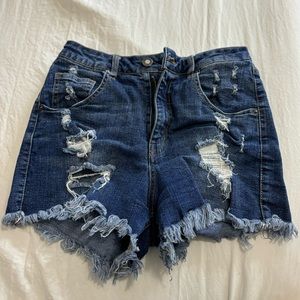 ELITE JEANS Blue Shorts Size 7/8